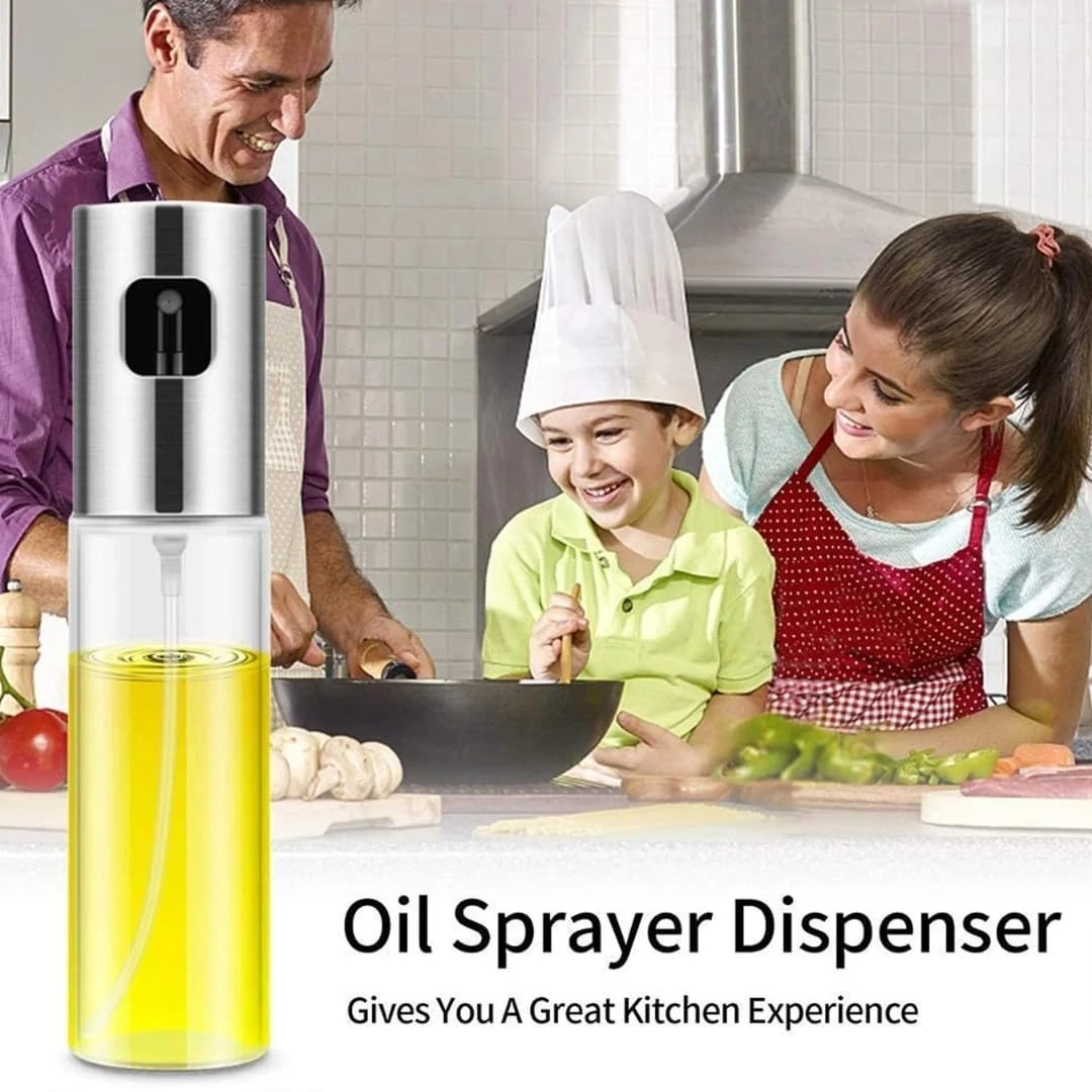 Oil Spray Bottle – 100ML Food- Glass for Cooking