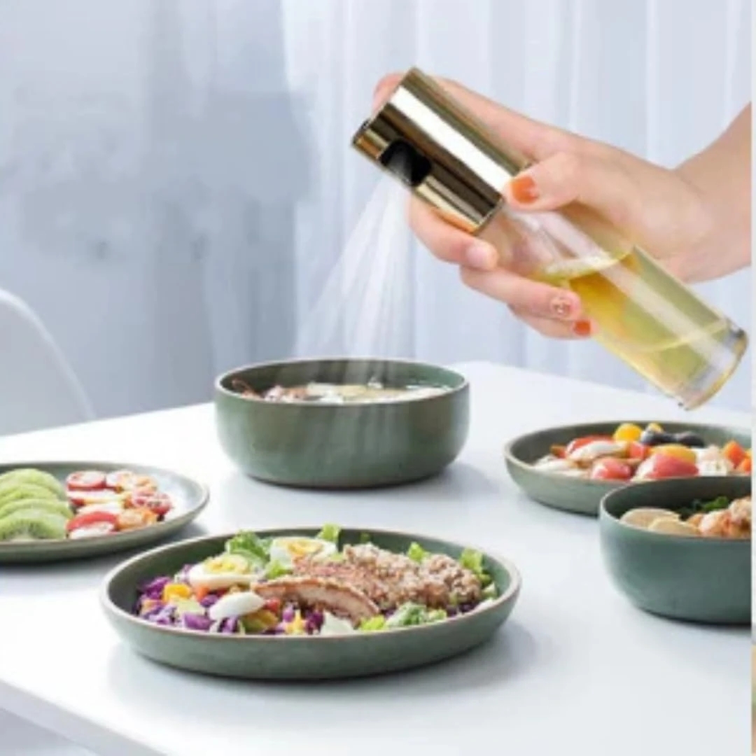 Oil Spray Bottle – 100ML Food- Glass for Cooking